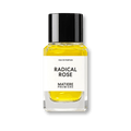 Perfume bottle labeled 'Radical Rose' by Matiere Premiere on a blank white background