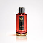 Mancera Red Tobacco perfume bottle and packaging on a white background